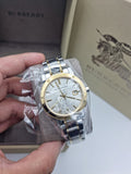 Burberry The City White Dial Two Tone Steel Strap Watch for Women - BU9115 Buy Now By Burberry
