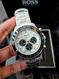 Hugo Boss Ikon White Dial Silver Steel Strap Watch for Men - 1512964 Buy Now By Hugo Boss