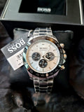 Hugo Boss Ikon White Dial Silver Steel Strap Watch for Men - 1512964 Buy Now By Hugo Boss
