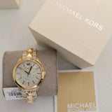 Michael Kors Runway Mercer Crystals Silver Dial Two Tone Steel Strap Watch For Women - MK6716 Buy Now By Michael Kors