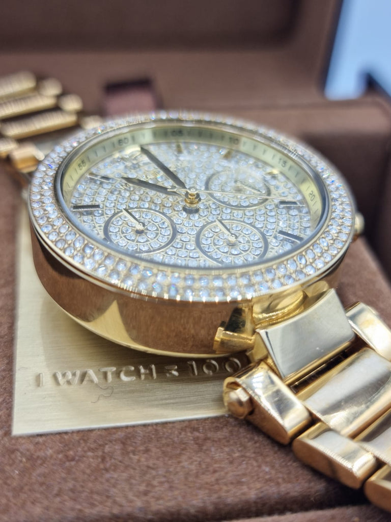 Michael Kors Parker Gold Dial Gold Steel Strap Watch for Women - MK5856 Buy Now By Michael Kors