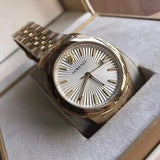 Versace V-Urban Quartz White Dial Gold Steel Strap Watch For Men - VELQ00719 Buy Now By Versace