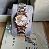 Burberry The City Nude Dial Rose Gold Steel Strap Watch for Women - BU9228 Buy Now By Burberry