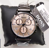 Hugo Boss Spirit Chronograph Grey Dial Grey Steel Strap Watch for Men - 1513695 Buy Now By Hugo Boss