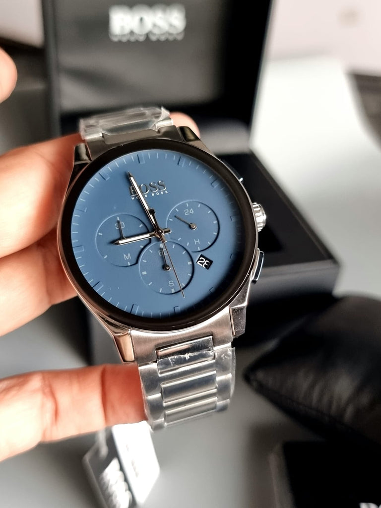 Hugo Boss Classic Grey Dial Grey Steel Strap Watch for Men - 1513364 Buy Now By Hugo Boss