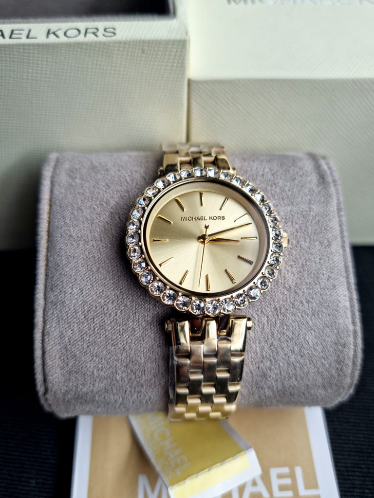 Michael Kors Darci Analog Gold Dial Gold Steel Strap Watch For Women - MK4513 Buy Now By Michael Kors