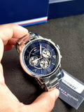 Tommy Hilfiger Keagan Blue Dial Silver Steel Strap Watch for Men - 1791293 Buy Now By Tommy Hilfiger