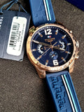Tommy Hilfiger Decker Multifunction Blue Dial Blue Rubber Strap Watch for Men - 1791474 Buy Now By Tommy Hilfiger