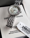 Emporio Armani Rosa Quartz White Dial Silver Steel Strap Watch For Women - AR11354 Buy Now By Emporio Armani