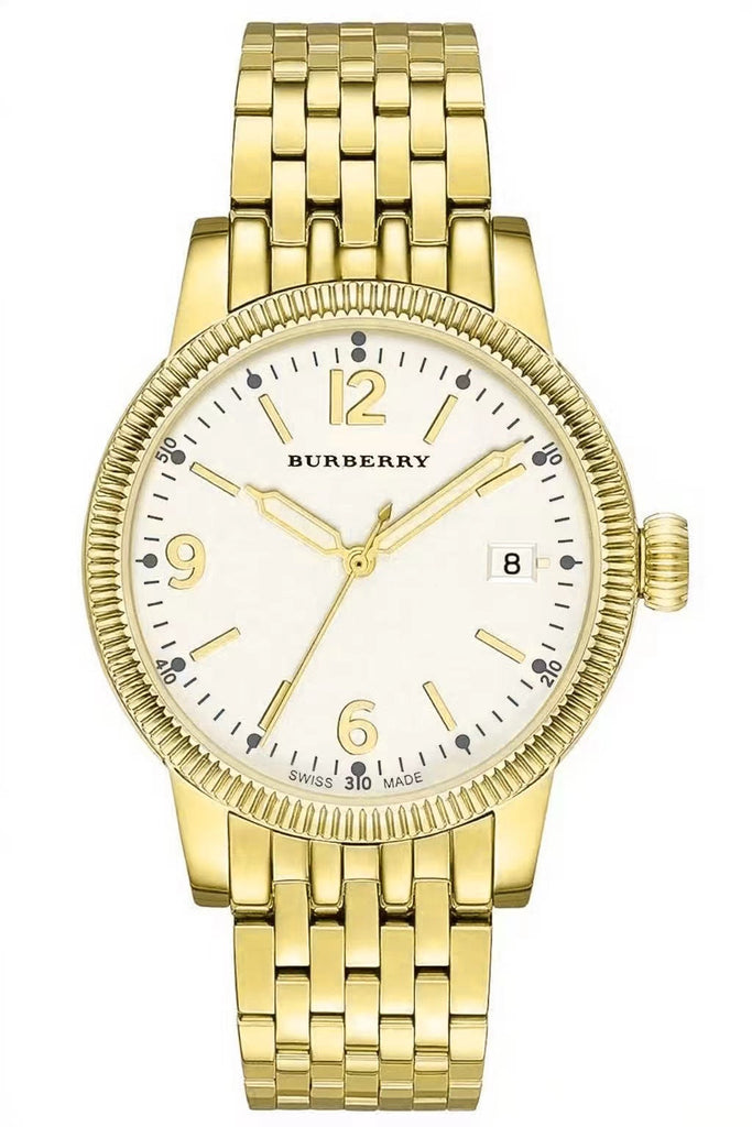 Burberry Analog White Dial Gold Steel Strap Watch for Women - BU7873 Buy Now By Burberry