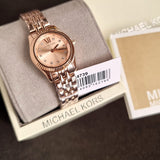 Michael Kors Lexington Three Hand Rose Gold Dial Rose Gold Steel Strap Watch For Women - MK4739 Buy Now By Michael Kors