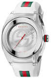 Gucci Sync XXL White Dial White Rubber Strap Watch For Men - YA137102 Buy Now By Gucci