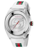 Gucci Sync XXL White Dial White Rubber Strap Watch For Men - YA137102 Buy Now By Gucci