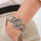Michael Kors Darci Analog Quartz Grey Dial Two Tone Steel Strap Watch For Women - MK3584 Buy Now By Michael Kors