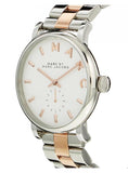 Marc Jacobs Baker White Dial Two Tone Steel Strap Watch for Women - MBM3312 Buy Now By Marc Jacobs