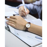 Mido Baroncelli III Automatic Silver Dial Brown Leather Strap Watch For Women - M7600.2.21.8 Buy Now By Mido