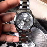 Fossil Boyfriend Multifunction Silver Dial Silver Steel Strap Watch for Women - ES3883 Buy Now By Fossil
