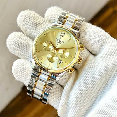 Tissot T Sport Chrono XL Classic Gold Dial Two Tone Steel Strap Watch for Men - T116.617.22.021.00 Buy Now By Tissot