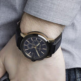 Gucci G Chrono Black Dial Black Leather Strap Watch For Men - YA101203 Buy Now By Gucci