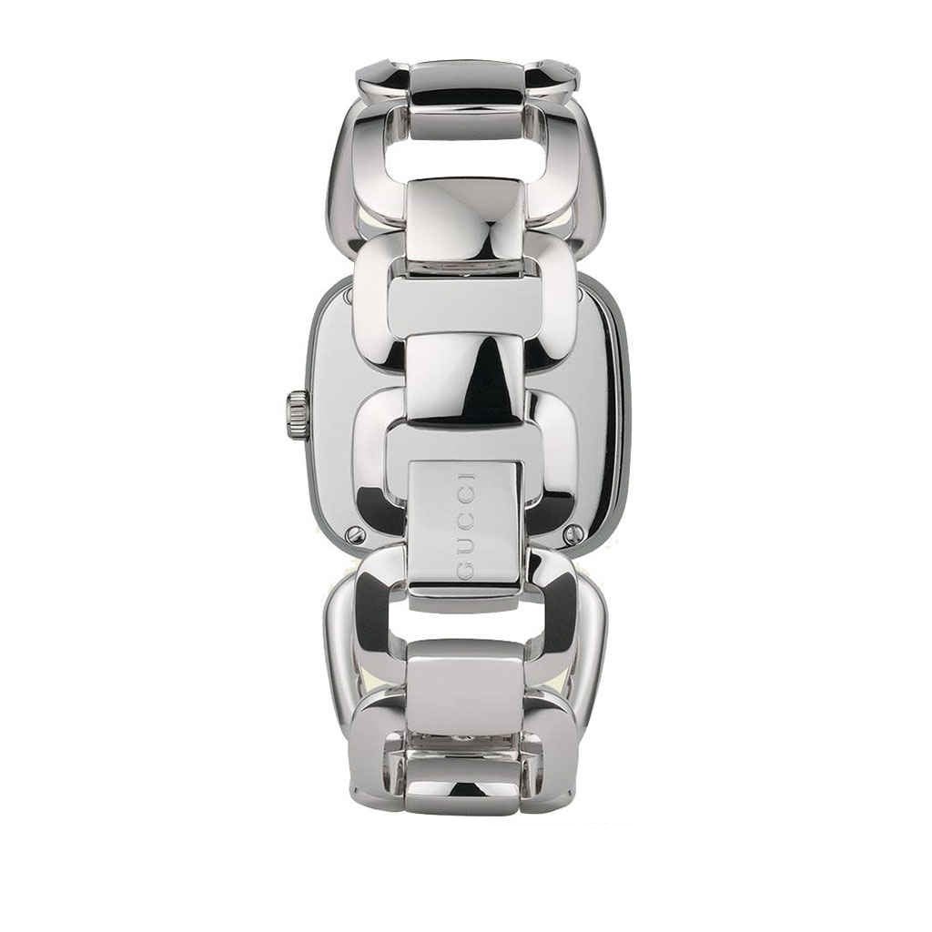 Gucci G Gucci Brown Dial Silver Steel Strap Watch For Women - YA125507 Buy Now By Gucci