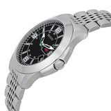 Gucci G Timeless Black Dial Silver Steel Strap Watch For Men - YA126201 Buy Now By Gucci