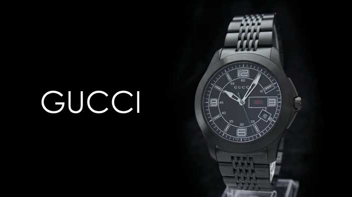 Gucci G Timeless Black Dial Black Steel Strap Watch For Men - YA126202 Buy Now By Gucci