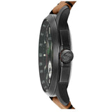 Gucci G-Timeless Chronograph Black Dial Brown Leather Strap Watch For Men - YA126271 Buy Now By Gucci