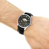Gucci G-Timeless Moonphase Black Dial Black Leather Strap Watch For Men - YA126327 Buy Now By Gucci