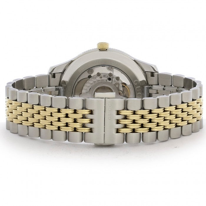 Gucci G Timeless Automatic White Dial Two Tone Steel Strap Watch for Men - YA126356 Buy Now By Gucci