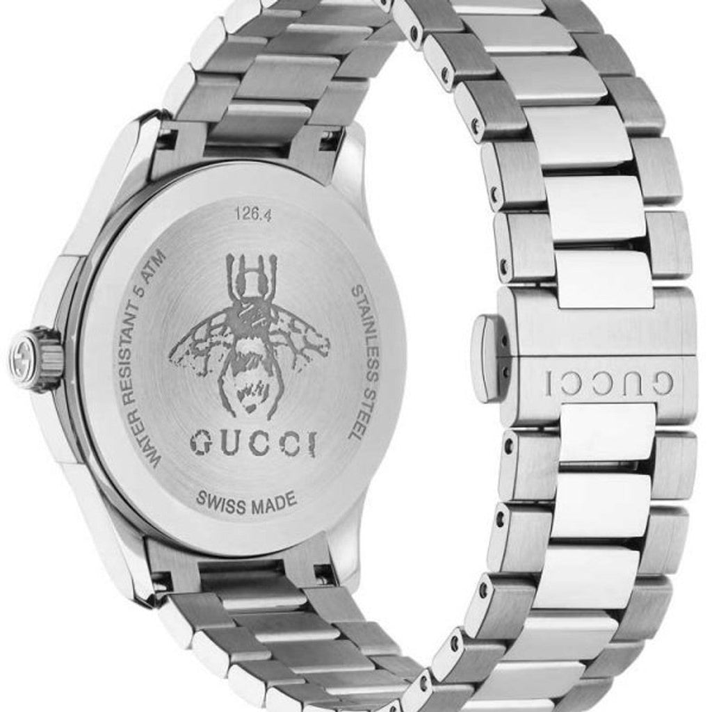 Gucci G Timeless Silver Dial Silver Steel Strap Watch For Women - YA1264028 Buy Now By Gucci
