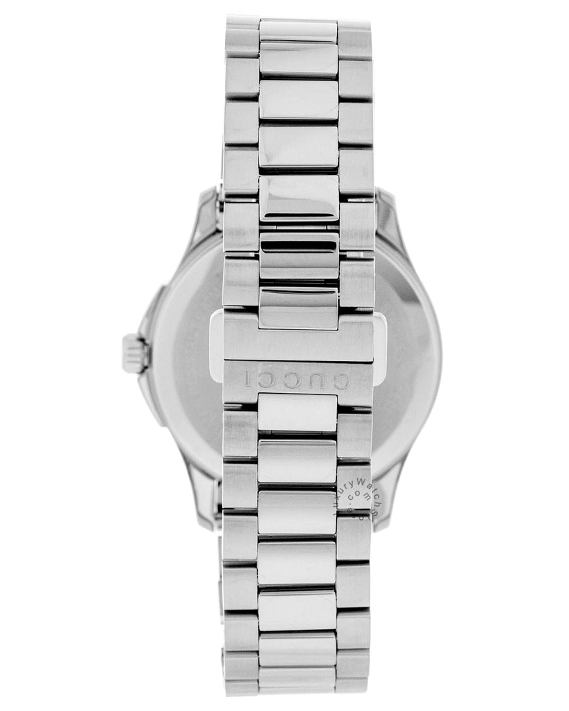 Gucci G Timeless Black Dial Silver Steel Strap Watch For Women - YA1264029 Buy Now By Gucci