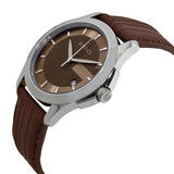 Gucci G Timeless Quartz Brown Dial Brown Rubber Strap Watch For Men - YA126403 Buy Now By Gucci