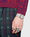 Gucci G Timeless Quartz Grey Dial Grey Leather Strap Watch For Men - YA1264058 Buy Now By Gucci