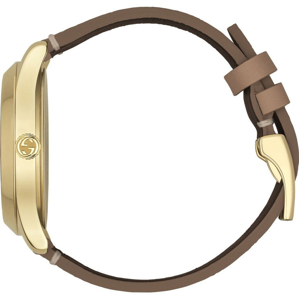 Gucci G Timeless Butterfly Brown Dial Brown Leather Strap Watch For Women - YA1264063 Buy Now By Gucci