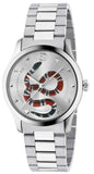 Gucci G Timeless Silver Dial Silver Steel Strap Watch For Women - YA1264076 Buy Now By Gucci