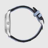 Gucci G Timeless Automatic Mother of Pearl Dial Blue Leather Strap Watch For Women - YA1264113 Buy Now By Gucci