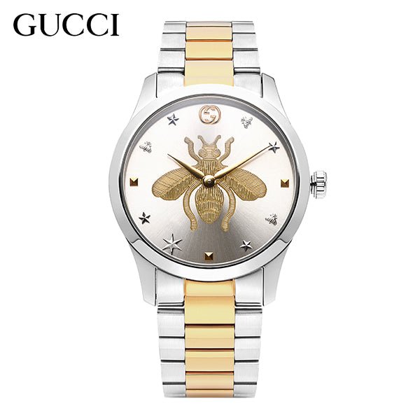 Gucci G Timeless Silver Dial Two Tone Steel Strap Watch For Women - YA1264131 Buy Now By Gucci