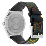 Gucci G Timeless Quartz Black Dial Black Leather Strap Watch For Women - YA1264146 Buy Now By Gucci