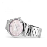 Gucci G Timeless Quartz Mother of Pearl Pink Dial Silver Steel Strap Watch for Women - YA1264166 Buy Now By Gucci