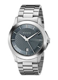 Gucci G Timeless Grey Dial Silver Steel Strap Watch For Men - YA126441 Buy Now By Gucci