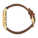 Gucci G Timeless Quartz Green & Red Dial Brown Leather Strap Watch For Men - YA126451 Buy Now By Gucci