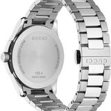 Gucci G Timeless Diamonds Black Dial Silver Steel Strap Watch For Men - YA126456 Buy Now By Gucci