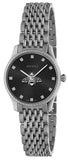 Gucci G Timeless Quartz Black Dial Silver Steel Strap Watch For Women - YA1265020 Buy Now By Gucci
