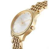 Gucci G Timeless Quartz Mother of Pearl Dial Gold Steel Strap Watch For Women - YA1265021 Buy Now By Gucci