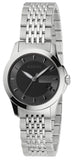 Gucci G Timeless Black Dial Silver Steel Strap Watch For Women - YA126502 Buy Now By Gucci