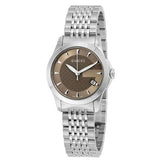 Gucci G Timeless Brown Dial Silver Steel Strap Watch For Women - YA126503 Buy Now By Gucci