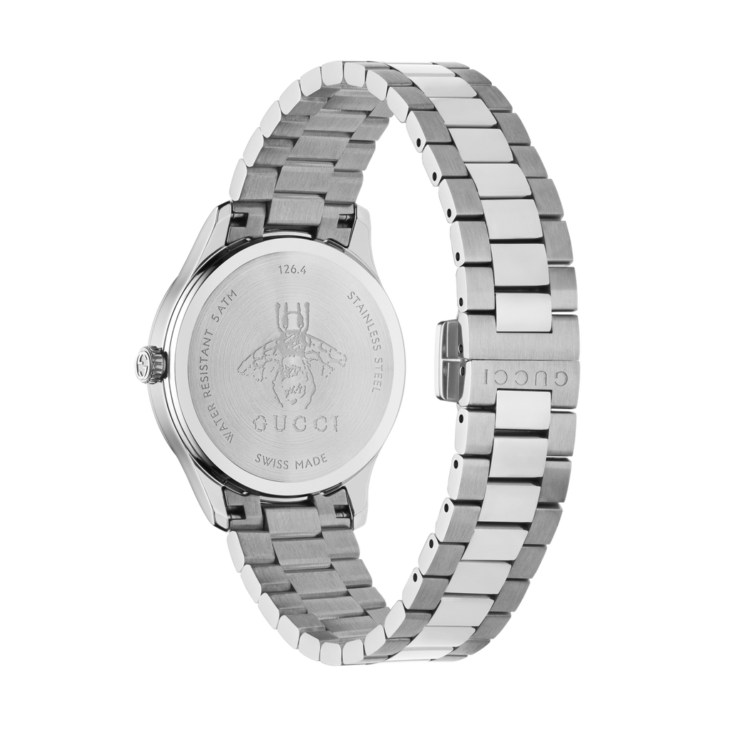 Gucci G Timeless Quartz Turquoise Dial Silver Steel Strap Unisex Watch - YA1265044 Buy Now By Gucci