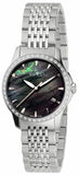 Gucci G Timeless Diamonds Mother of Pearl Black Dial Silver Mesh Bracelet Watch For Women - YA126507 Buy Now By Gucci