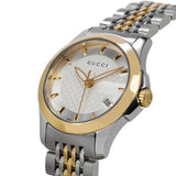 Gucci G Timeless Silver Dial Two Tone Steel Strap Watch For Women - YA126511 Buy Now By Gucci
