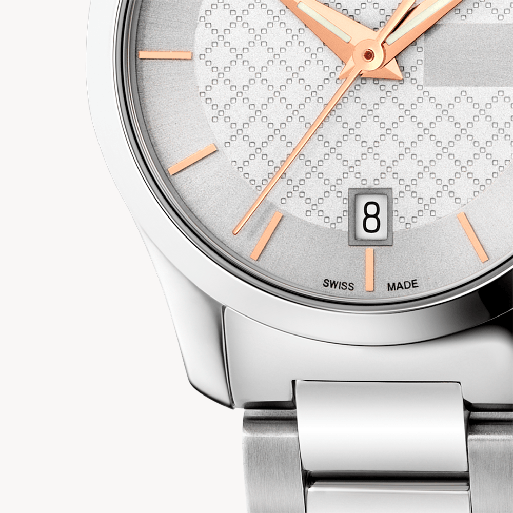 Gucci G Timeless Silver Dial Silver Steel Strap Watch For Women - YA126523 Buy Now By Gucci